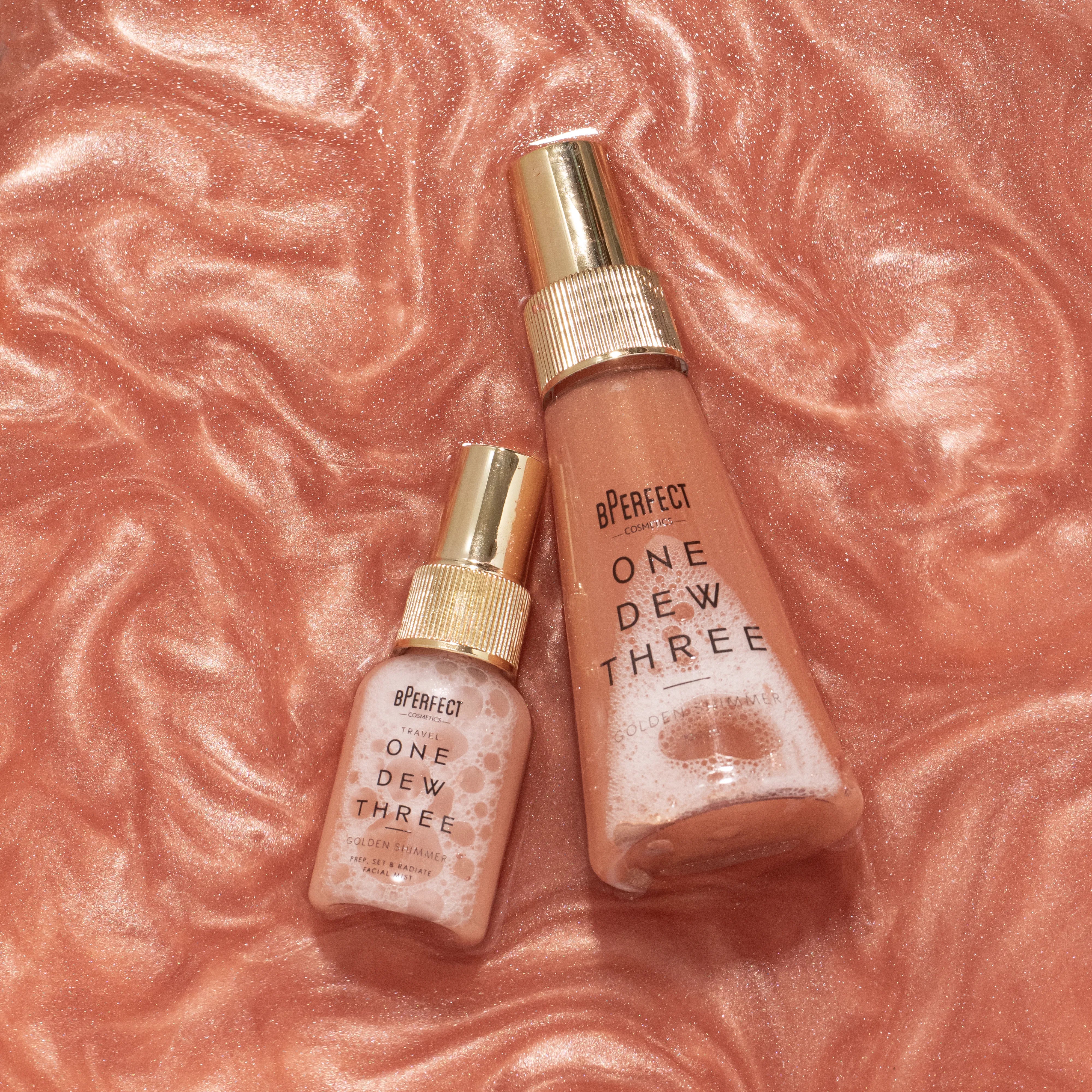 Be Perfect One Dew Three Shimmer Setting Spray fixateur 30 ml