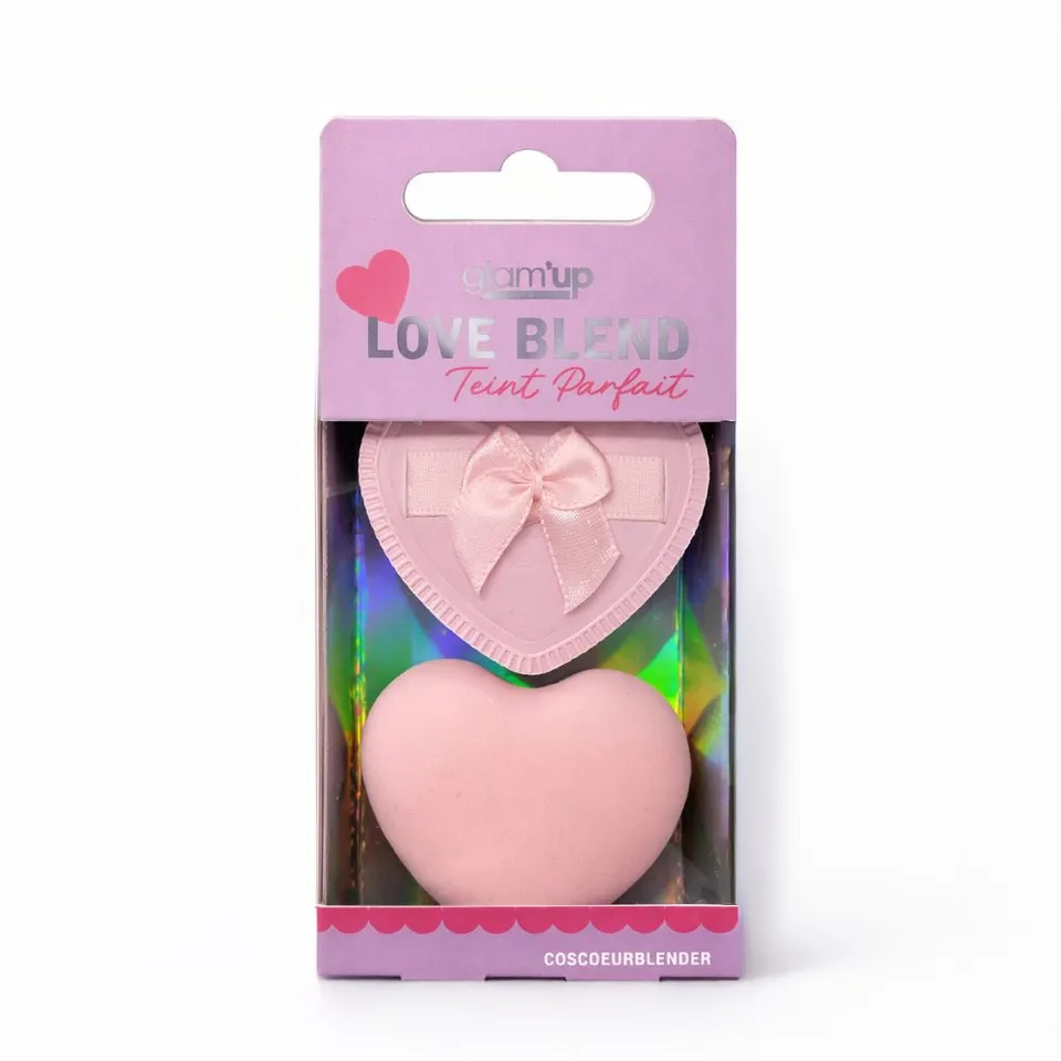 GLAM'UP Accessoires Blender Cœur éponge teint lot 2