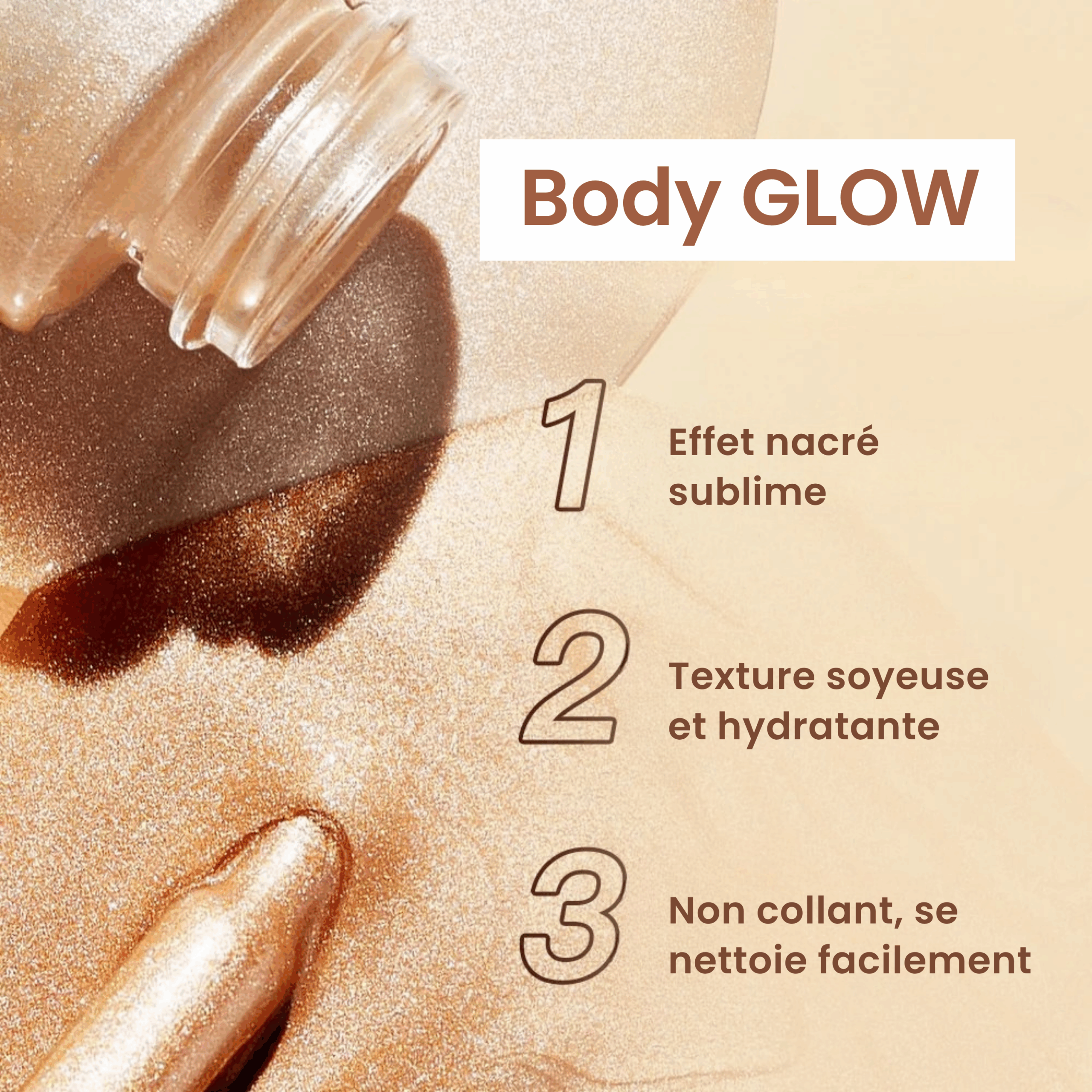 GLAM'UP Body Glow Sun Bath N°3 enlumineur corps