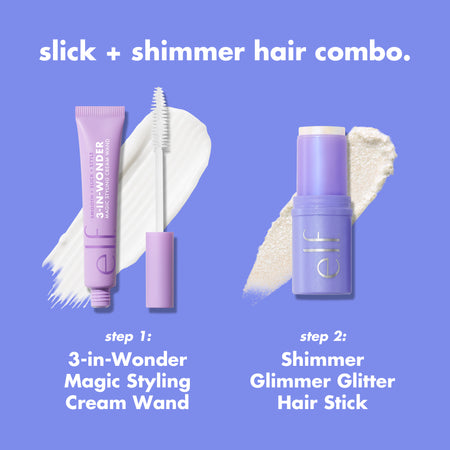 e.l.f. Shimmer Glimmer Glitter Hair Stick rose-bleu