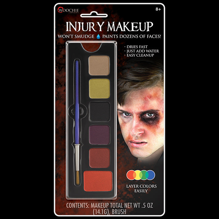 Cinema Secrets Woochie Injury Palette maquillage 6 couleurs effets spéciaux