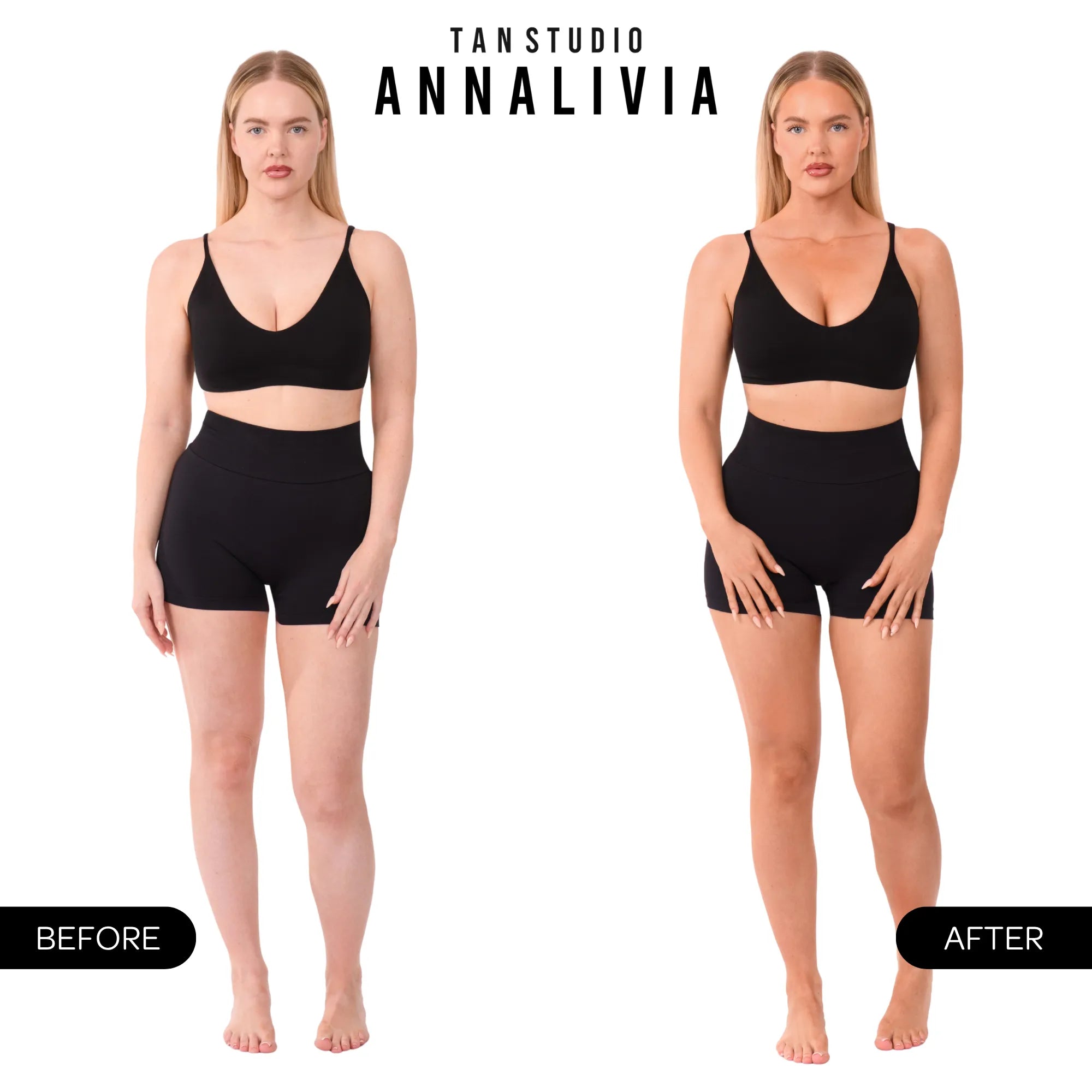 BPerfect Tan Studio x Annalivia lait autobronzant 200 ml doré