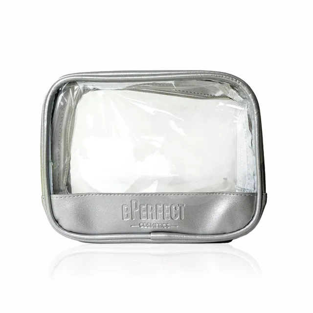 Be Perfect trousse maquillage Medium Silver voyage argentée