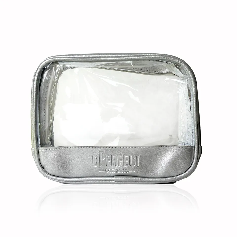 Be Perfect trousse maquillage Medium Silver voyage argentée