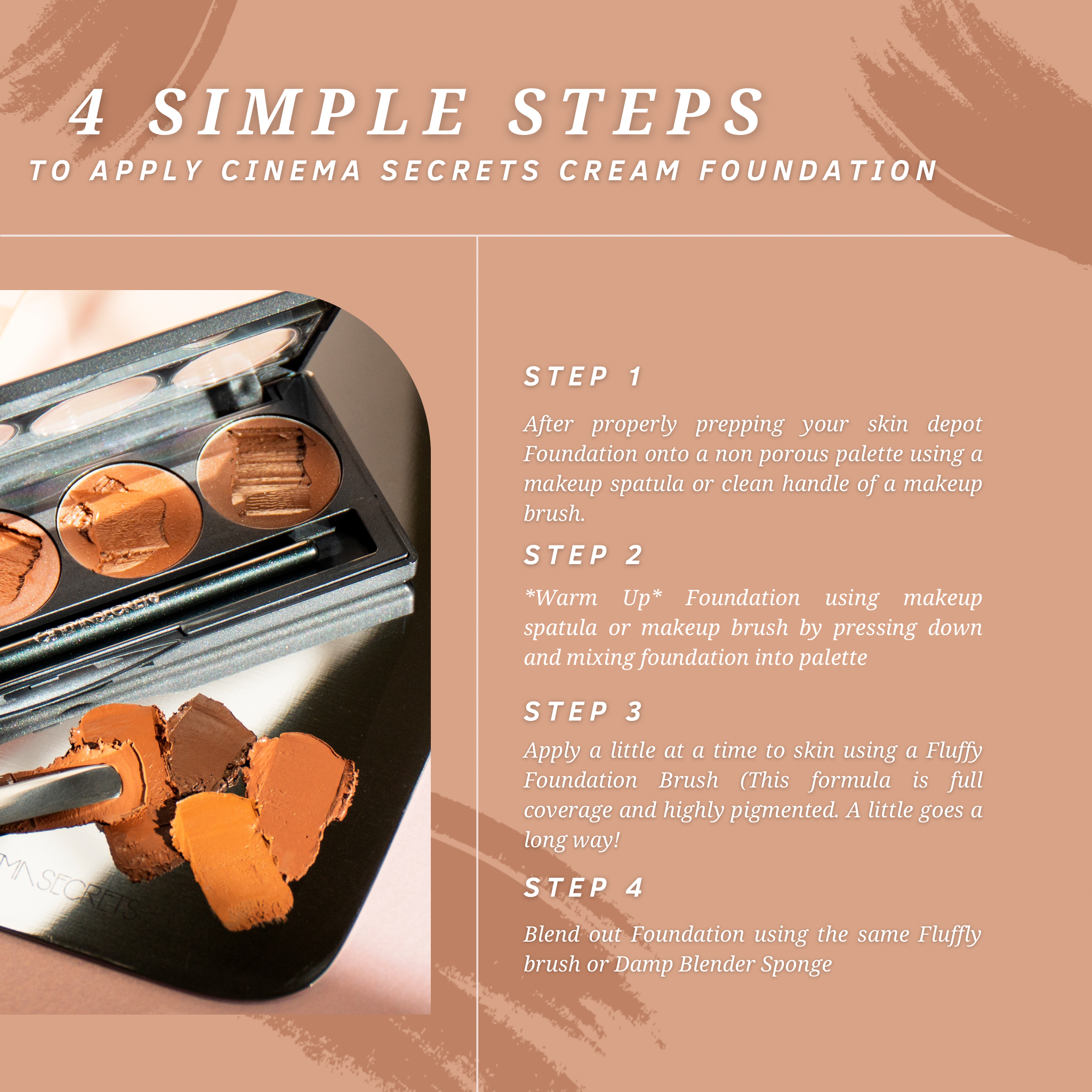 Cinema Secrets Ultimate 5-en-1 palette fond de teint 200 olive