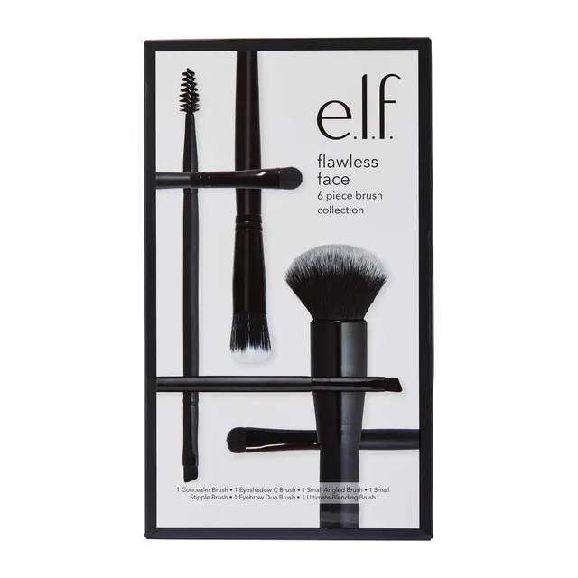 E.L.F Flawless Face kit 6 pinceaux visage maquillage