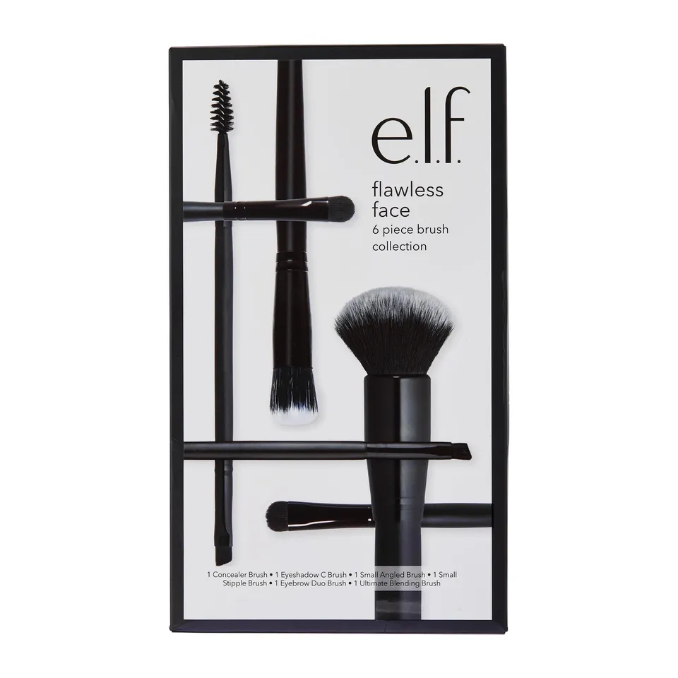E.L.F Flawless Face kit 6 pinceaux visage maquillage