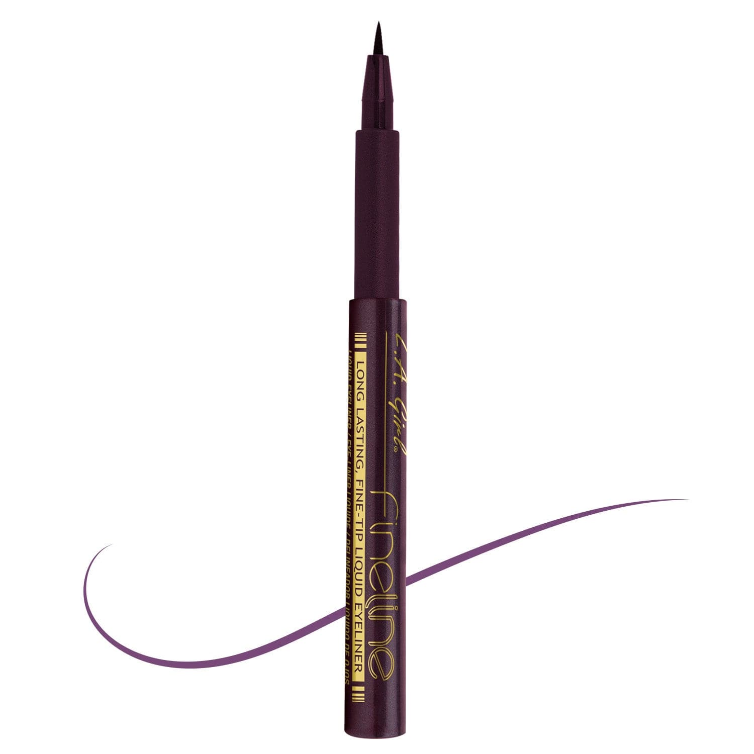 L.A. Girl Fineline GLE718 Plum eyeliner pointe fine mat