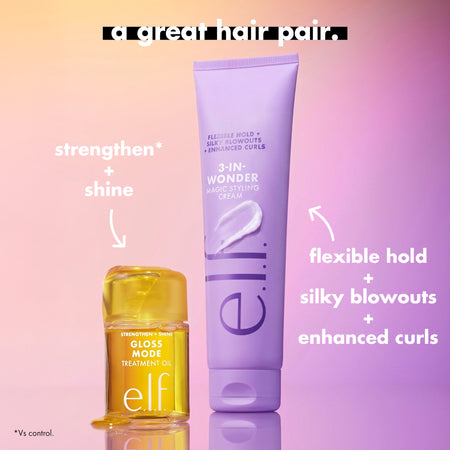 E.L.F Hair 3-in-Wonder crème coiffante tenue souple