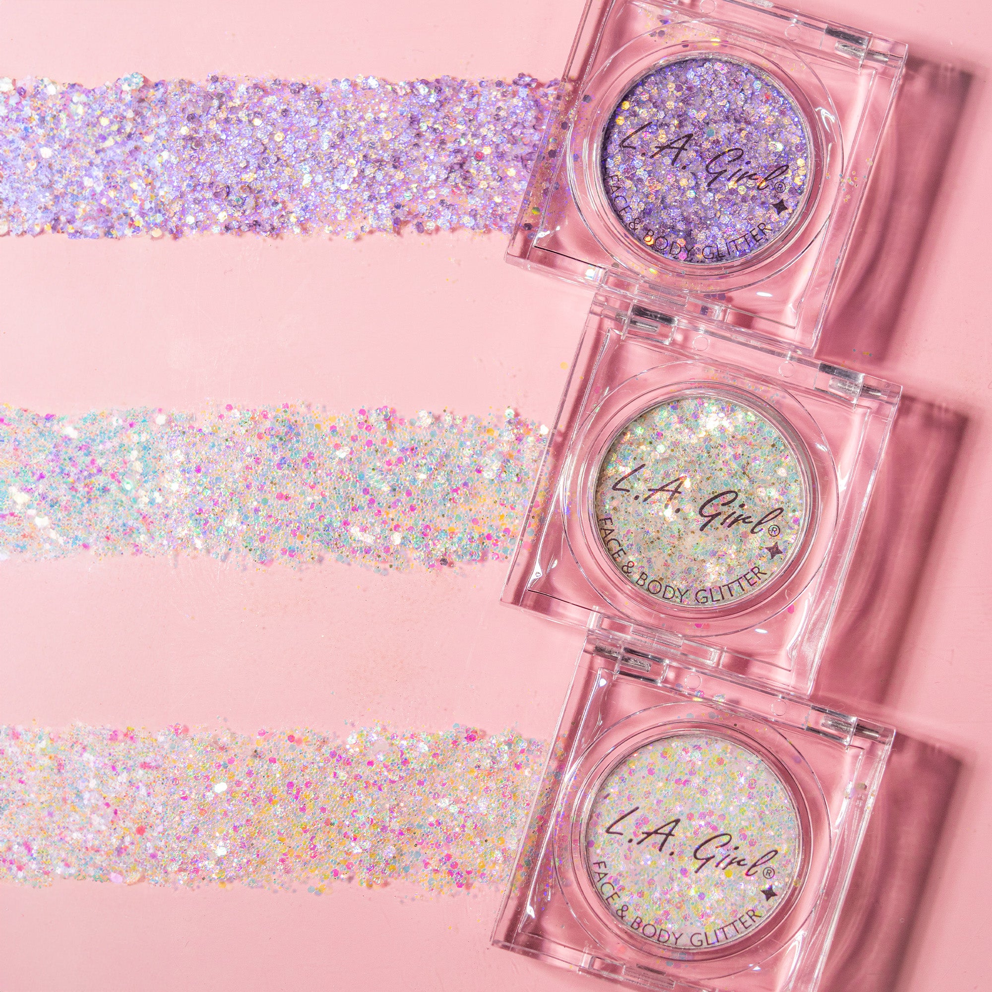 L.A. Girl Kit 3 Paillettes Visage Corps Twinkle Glow