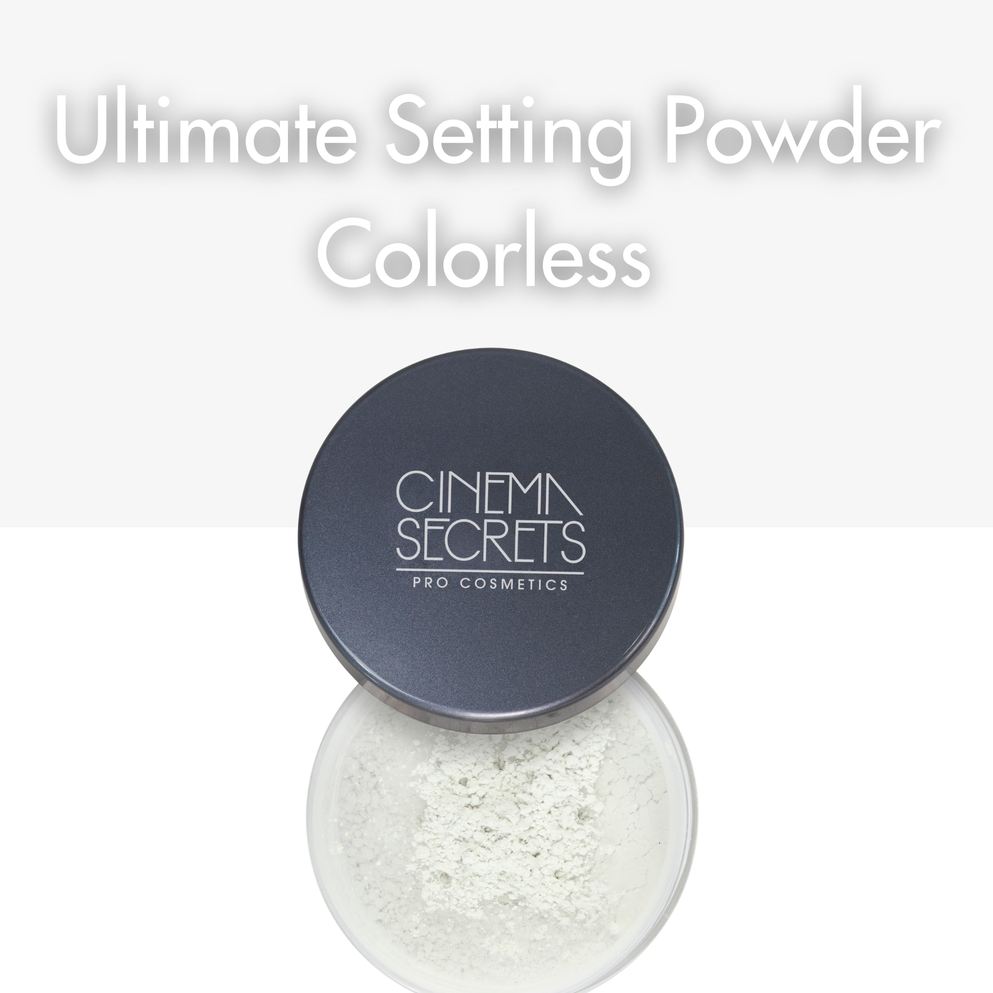 Cinema Secrets Setting Powder poudre libre incolore mat
