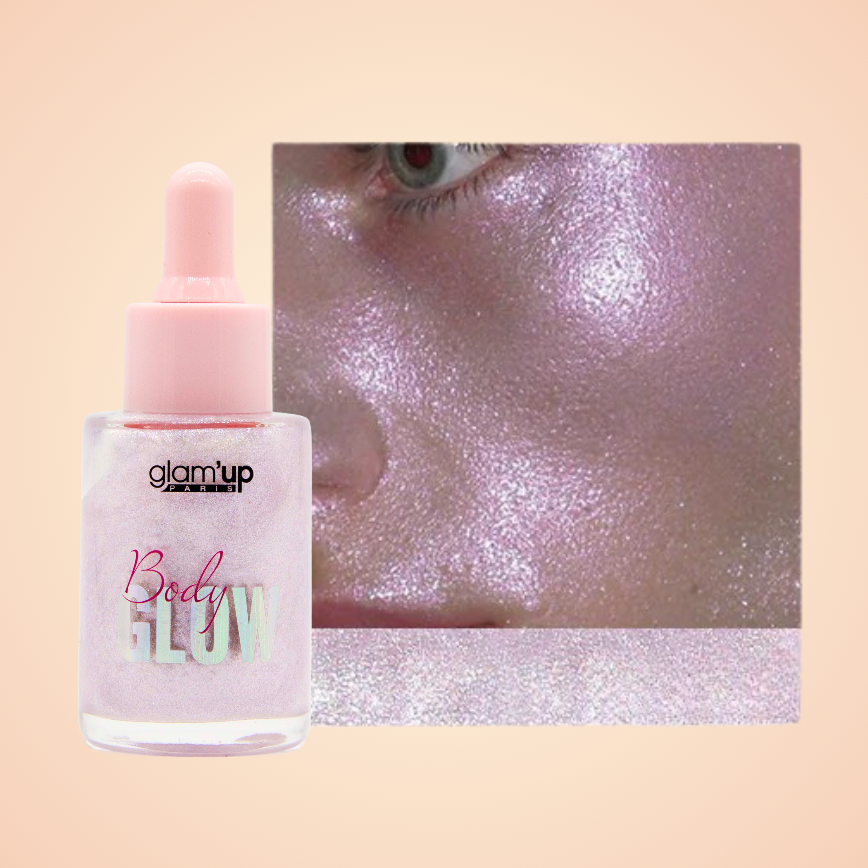 Glam'Up Body Glow Enlumineur Full Moon N°1 Nacré