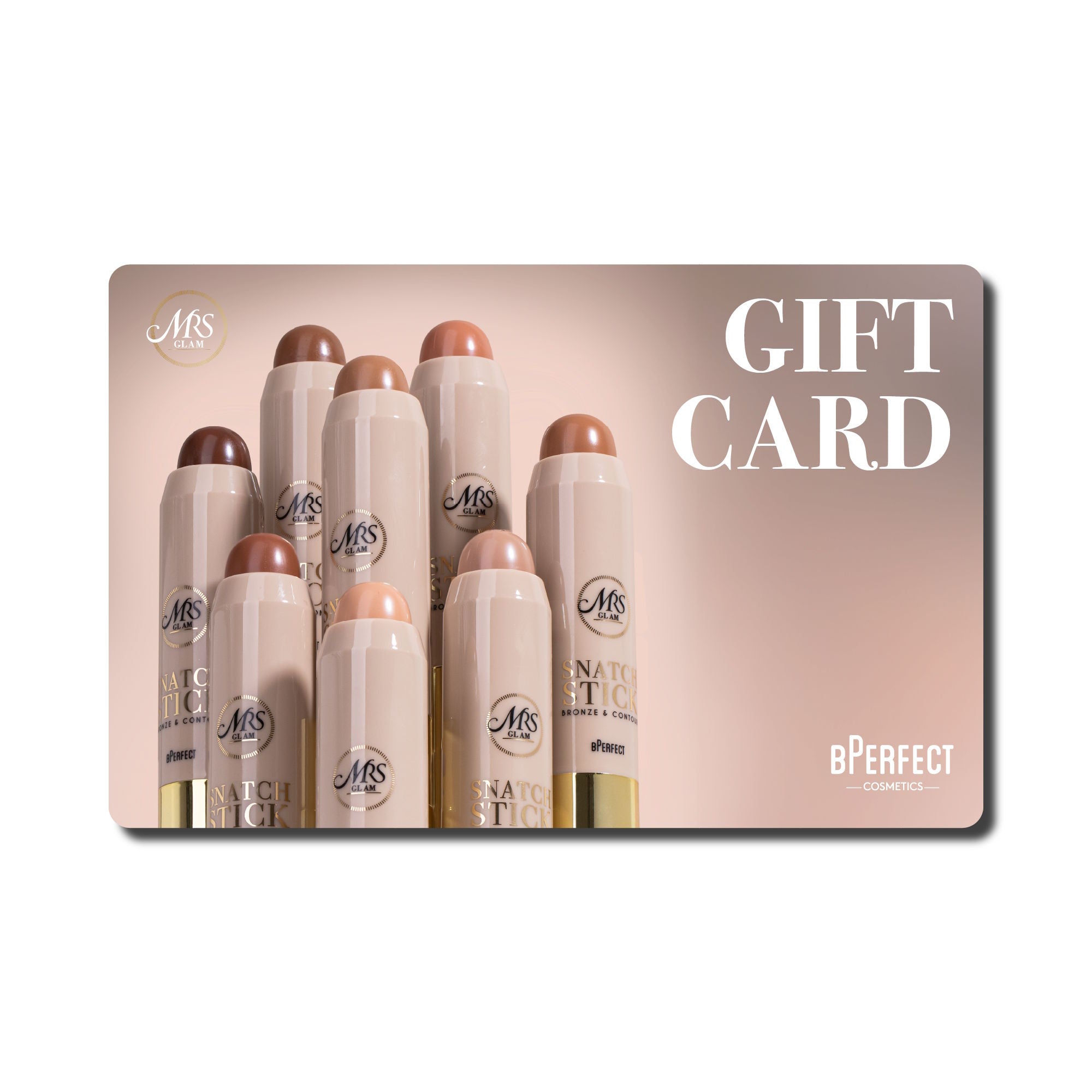 Mrs Glam E-Gift Card carte cadeau beauté 10 EUR