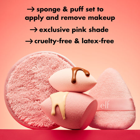 E.L.F. Sponge On Sponge Off kit éponges teint