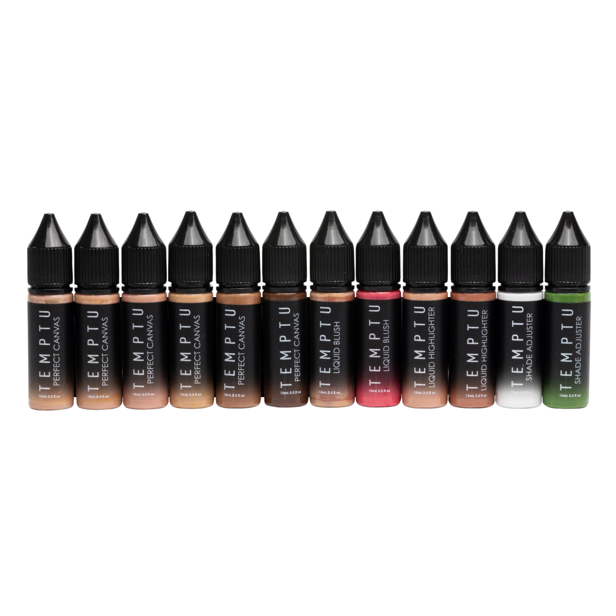 TEMPTU Perfect Canvas Essentials Set fond de teint kit 12 pièces tenue longue