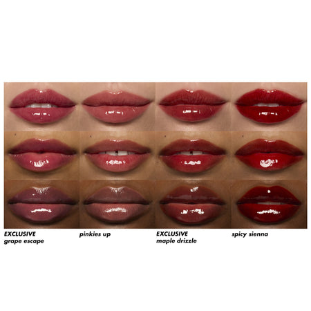 e.l.f. Lips Glossy Lip Stain rouge à lèvres kit 4 teintes longue tenue