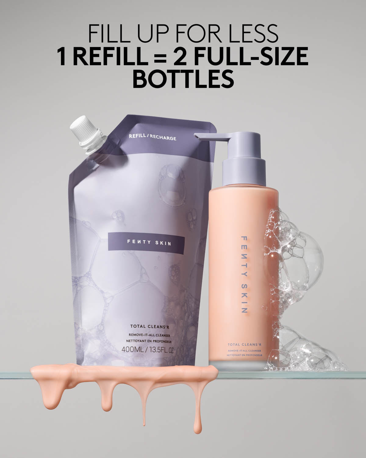 Fenty Beauty Total Cleans'r nettoyant visage crème hydratant