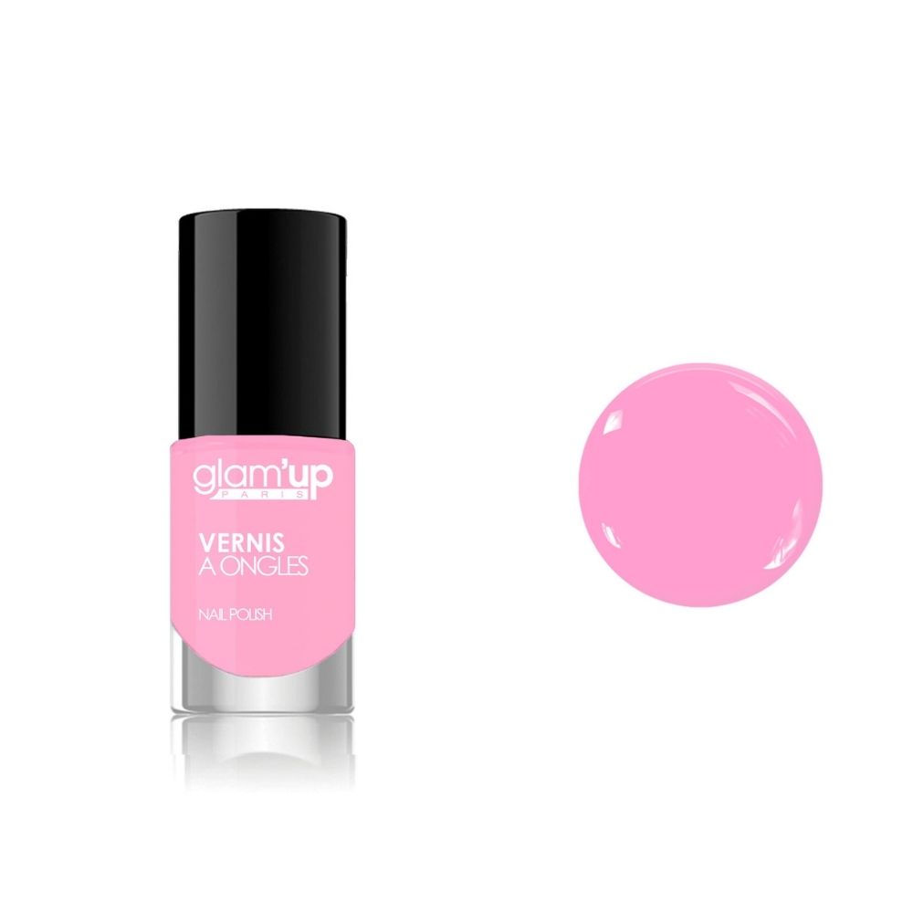 GLAM'UP Les Ongles Vernis à Ongles Rose Pin Up longue tenue