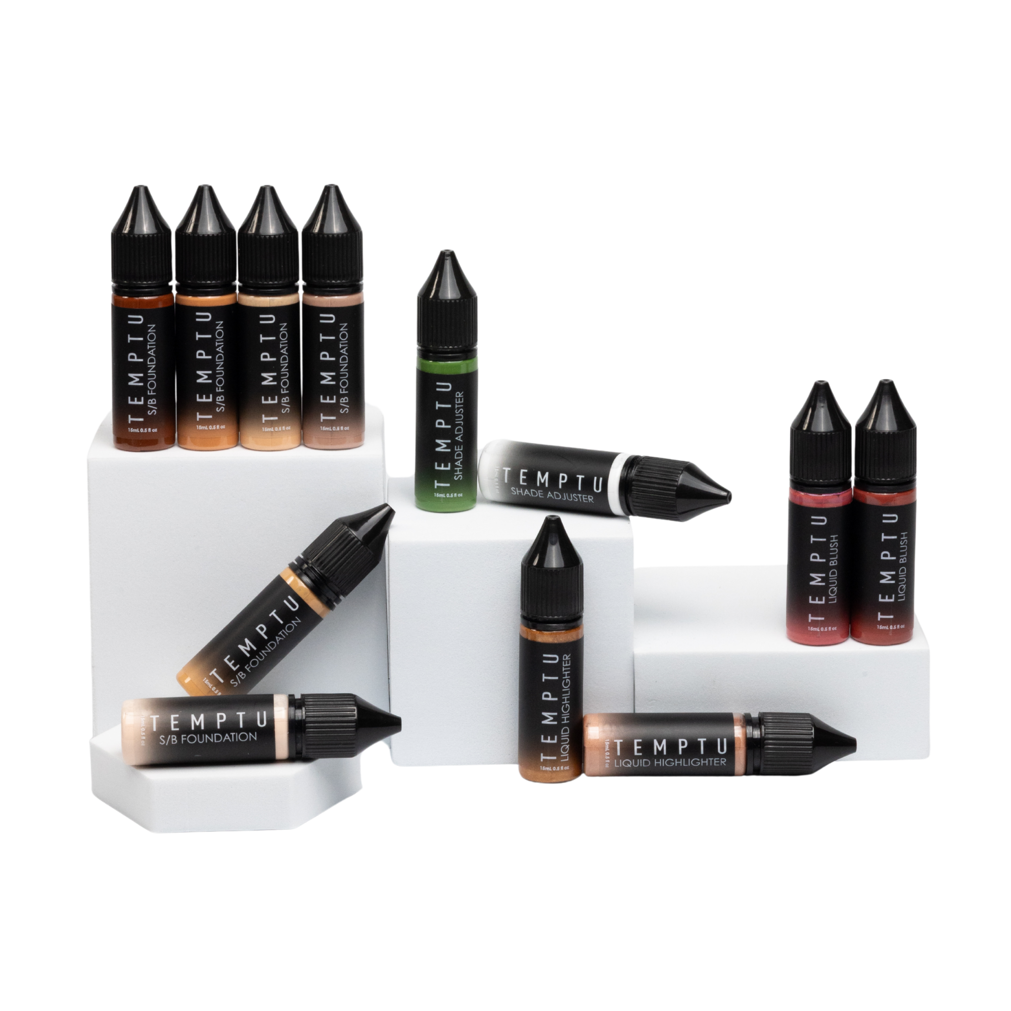 TEMPTU S/B Set Fond de Teint Essentials 12 Pièces Lumineux