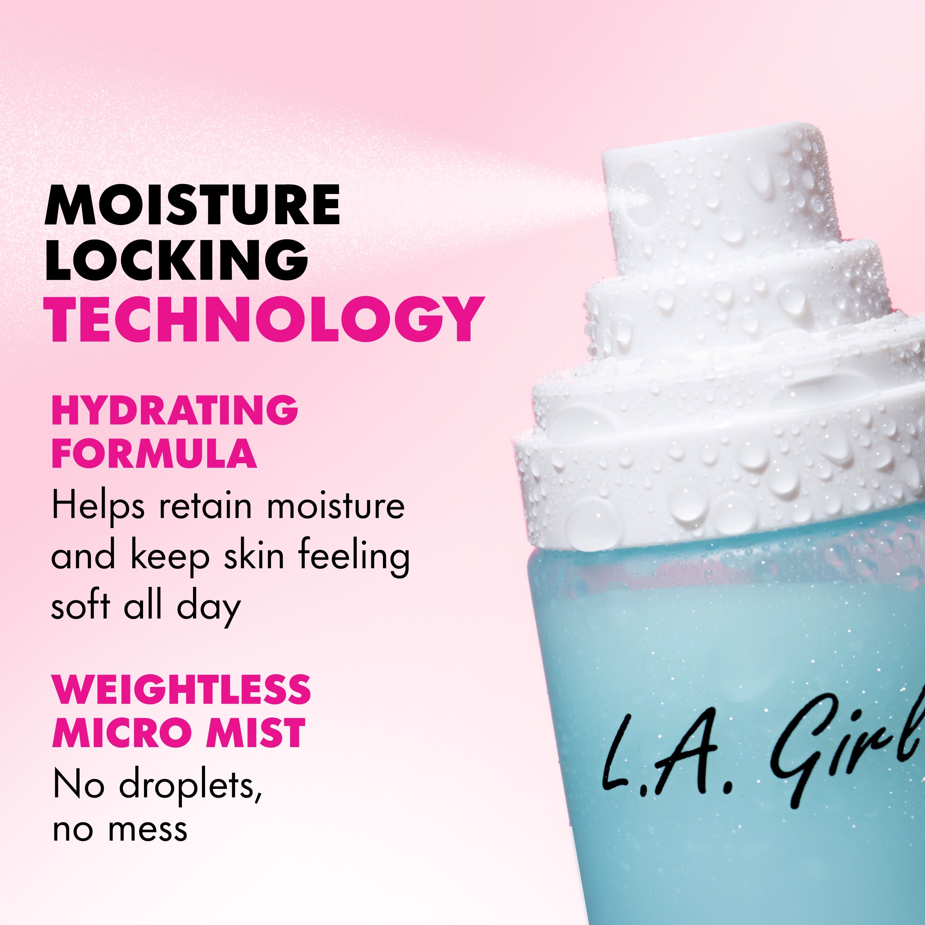 L.A. Girl Prime & Set GFS300 Dewy spray fixateur lumineux