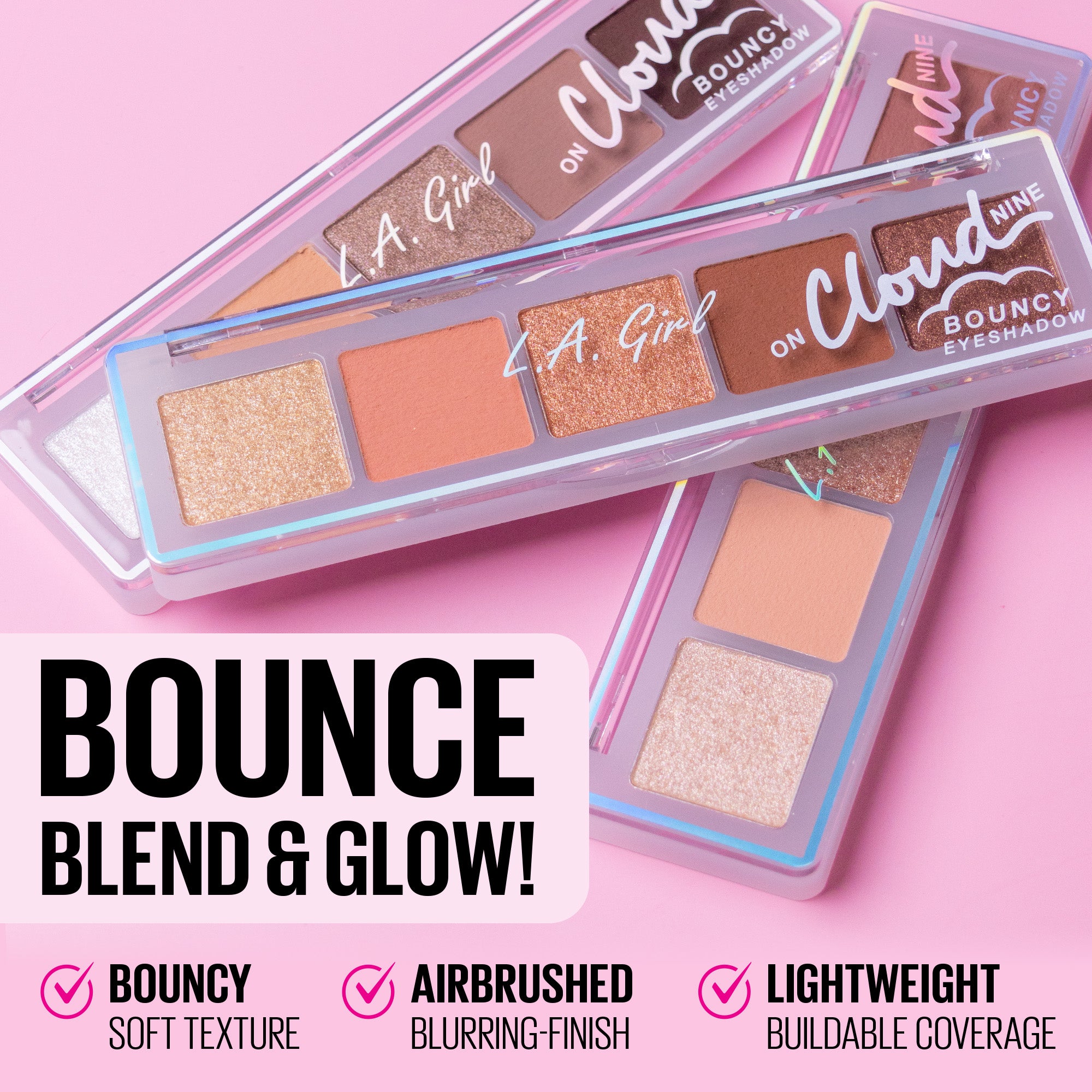 L.A. Girl On Cloud Nine GES238 palette fard Airy Taupe 5 teintes