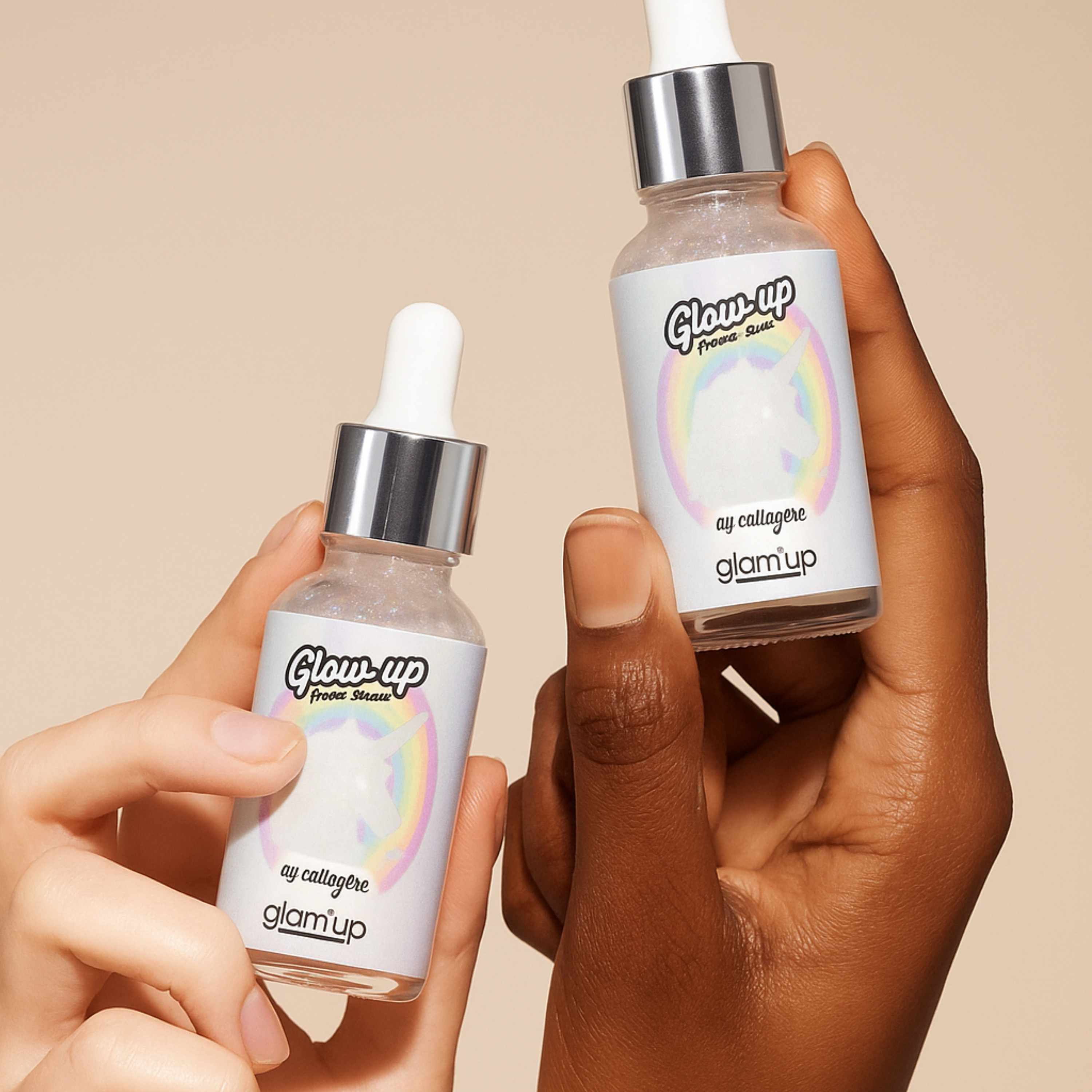 Glam'Up Skincare Primer Sérum Glow Up Base Teint Collagène