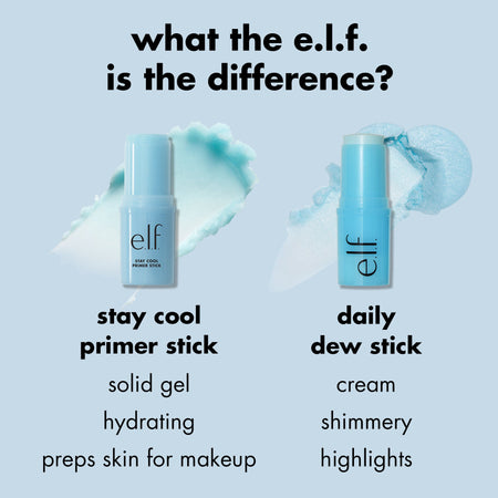 E.L.F. Face Stay Cool Primer Stick base teint stick effet frais