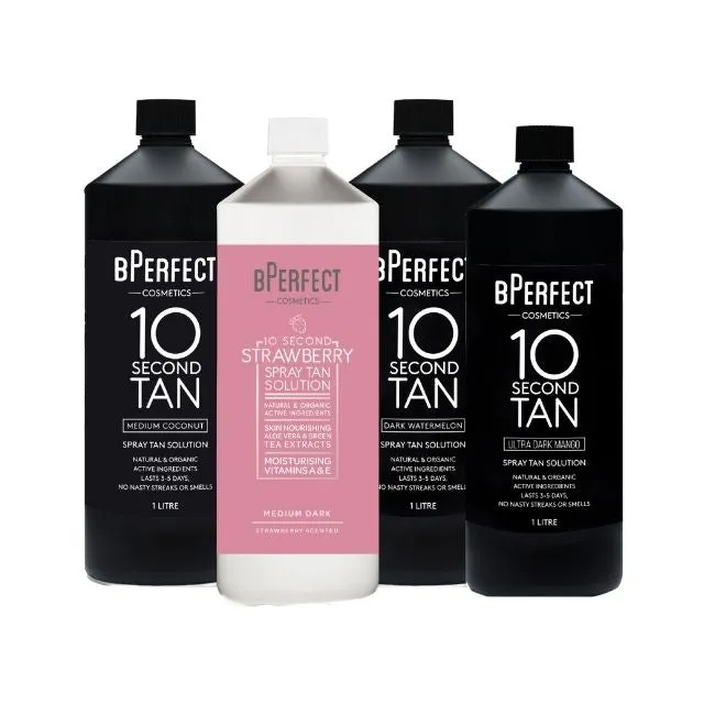 BPerfect Tan Studio 10 Second Tan spray Medium Coconut 1 L