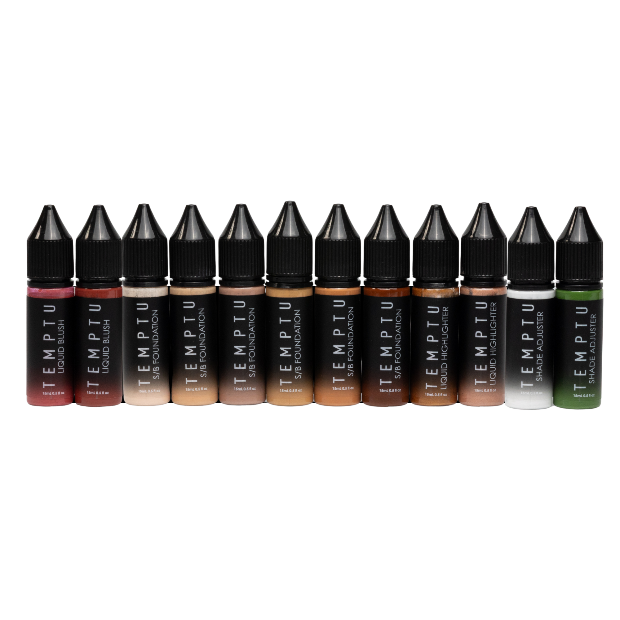 TEMPTU S/B Set Fond de Teint Essentials 12 Pièces Lumineux