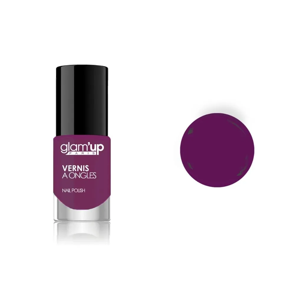 Glam'Up Les Ongles Vernis Berry Brillant Longue Tenue