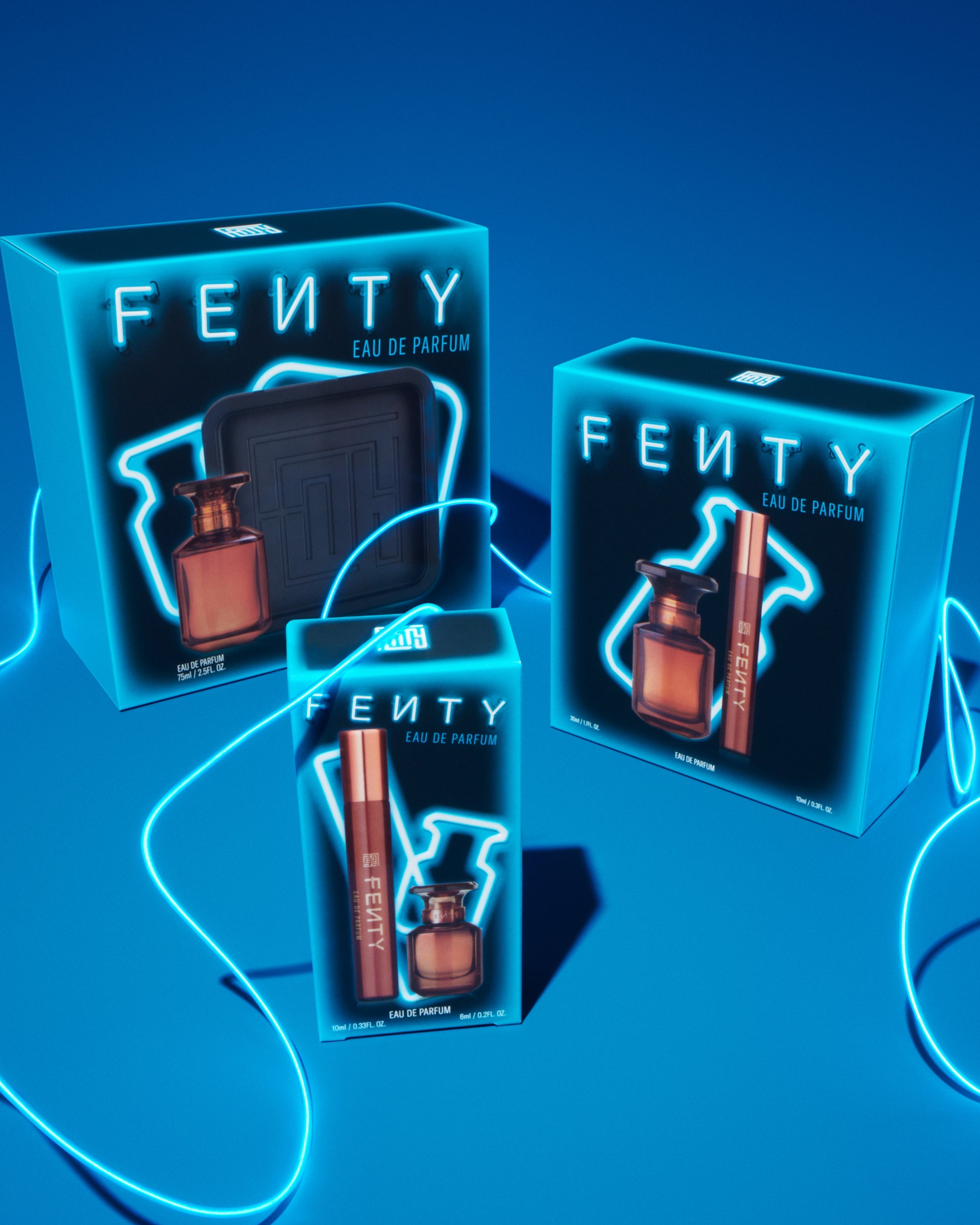 Fenty Beauty Eau de Parfum coffret 10 ml + 30 ml floral