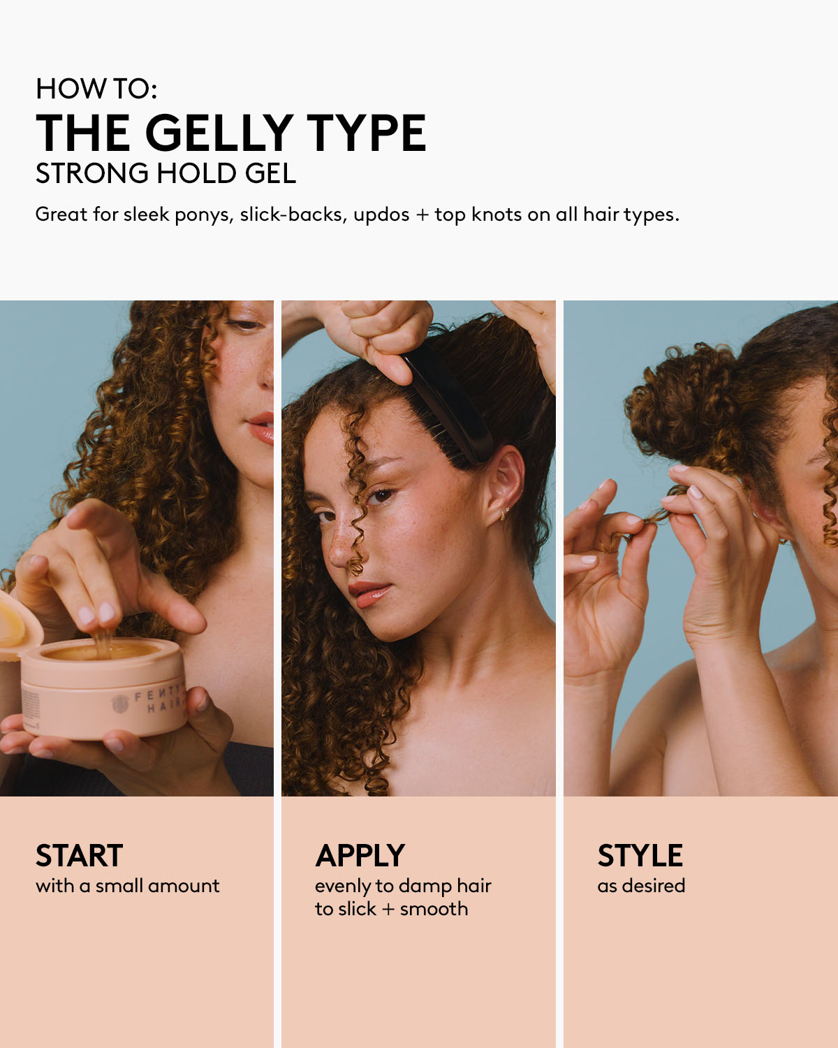 Fenty Beauty Hair Stylers The Gelly Type Gel Fixation Forte 200 ml