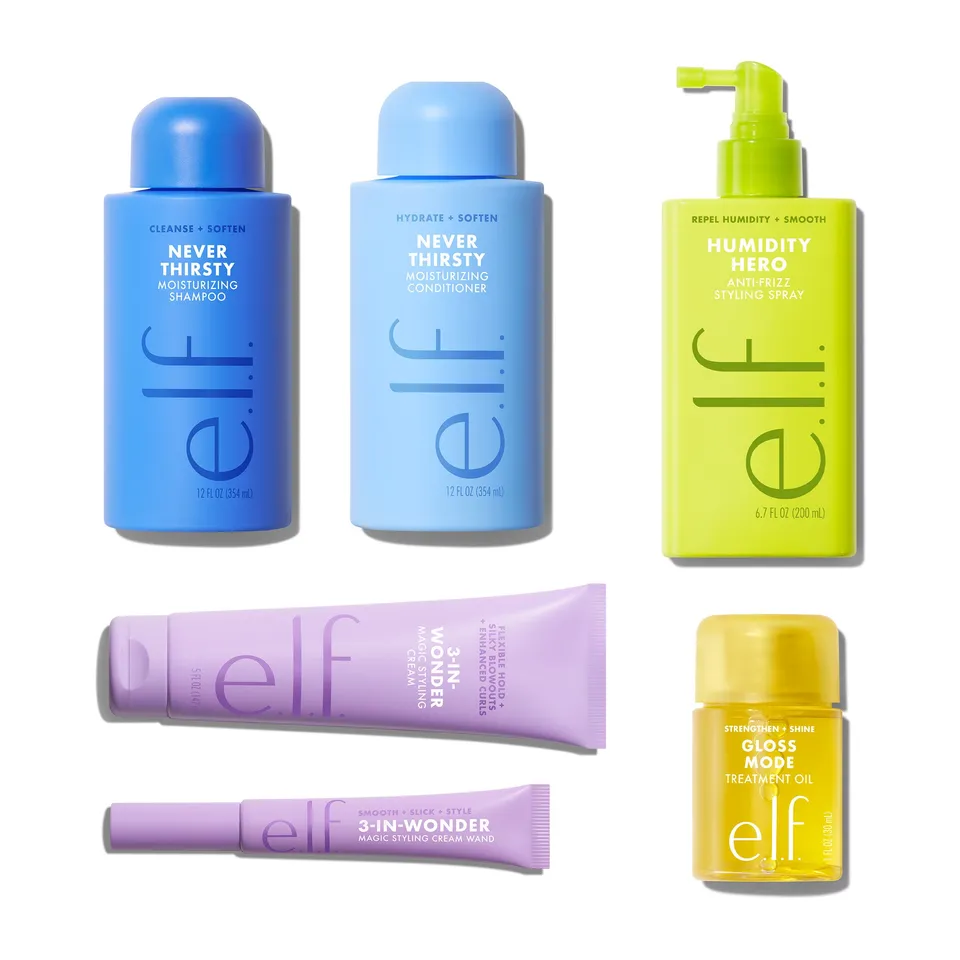 E.L.F Hair The Mane Crew coffret cheveux hydratant 4 soins