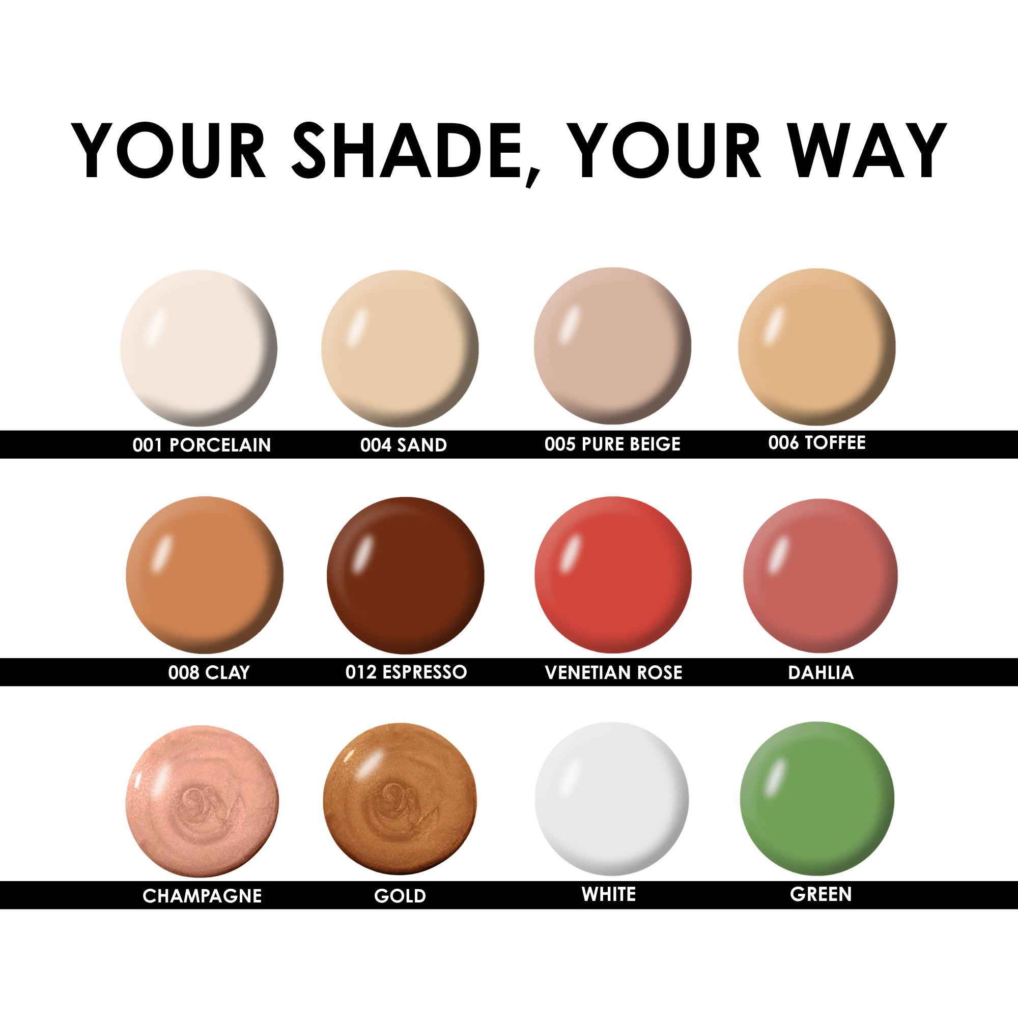 TEMPTU S/B Set Fond de Teint Essentials 12 Pièces Lumineux