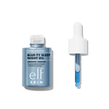 E.L.F. Youth Boosting Blue-ty Sleep huile visage nuit rétinoïde