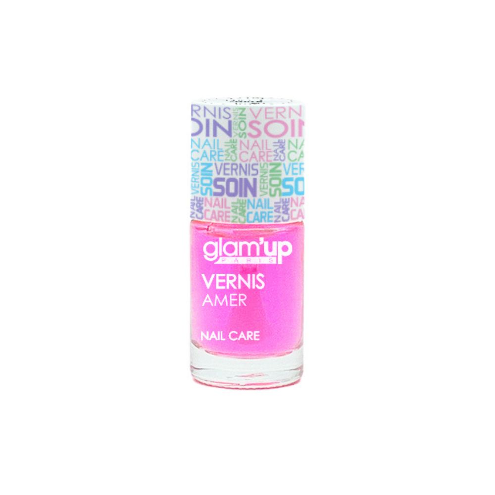 GLAM'UP Les Ongles Vernis Amer Anti-Rongement Séchage Rapide