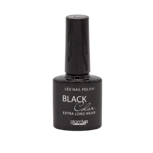 GLAM'UP Les Ongles Vernis Semi-Permanent Noir UV longue tenue