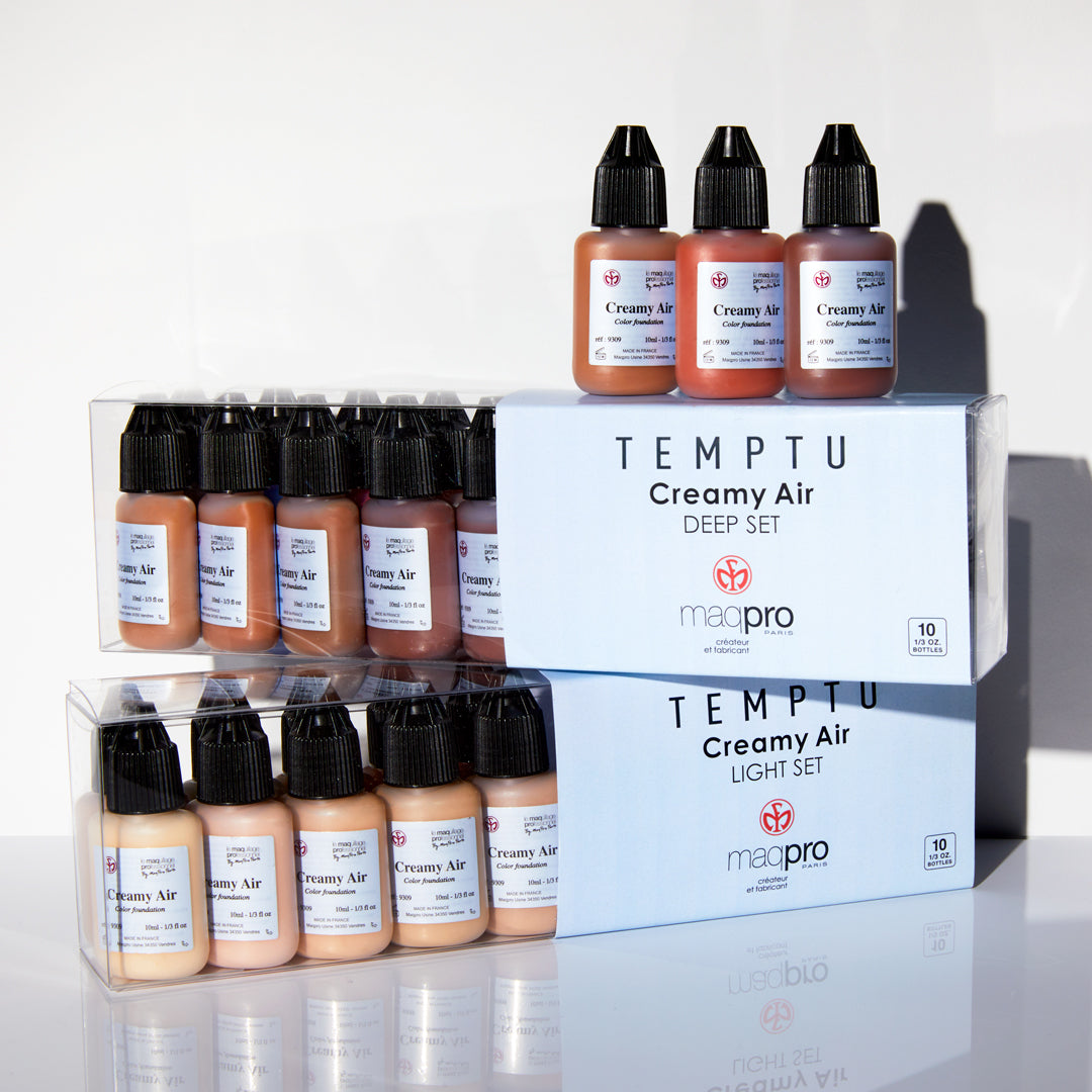 TEMPTU Creamy Air Tattoo Cover fond de teint set Light