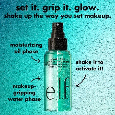 E.l.f. Face Power Grip Dewy Setting Spray fixateur dewy