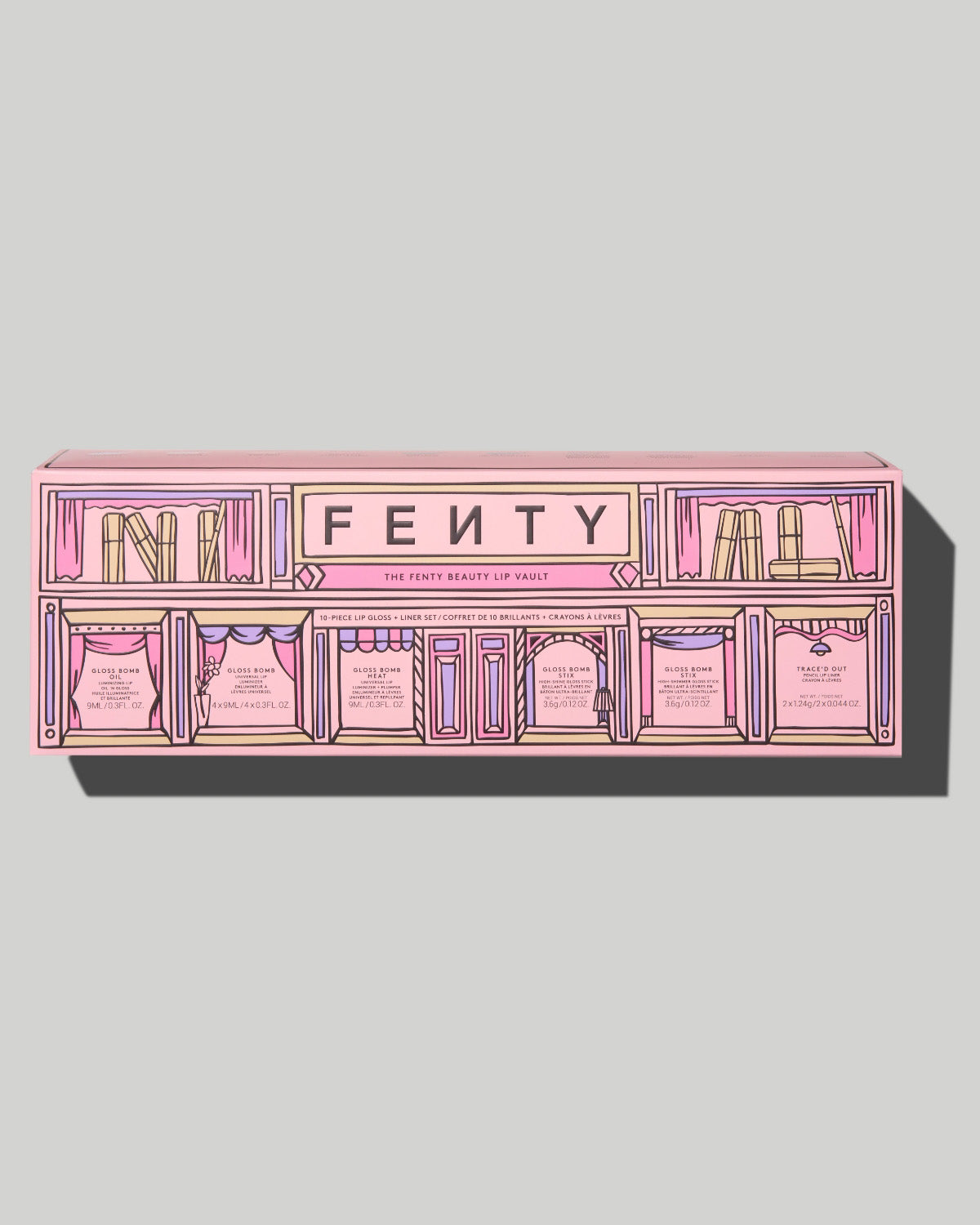 Fenty Beauty Lip Vault coffret lèvres 10 pièces