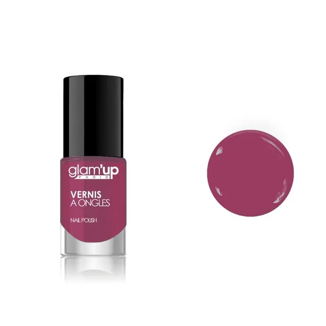 GLAM'UP Les Ongles Vernis à Ongles vernis framboise longue tenue