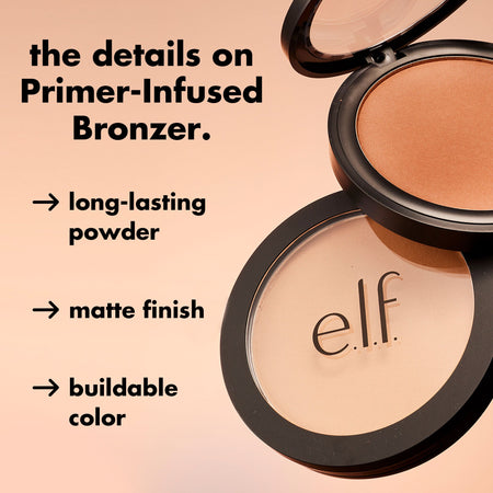 e.l.f. Primer-Infused Matte Bronzer poudre mate