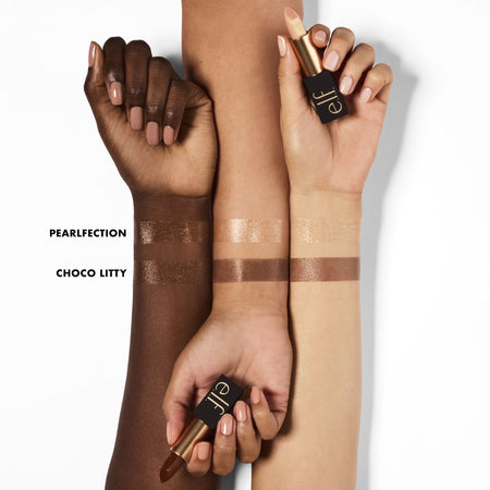 E.L.F. O FACE baume lèvres pailleté Choco-Litty hydratant