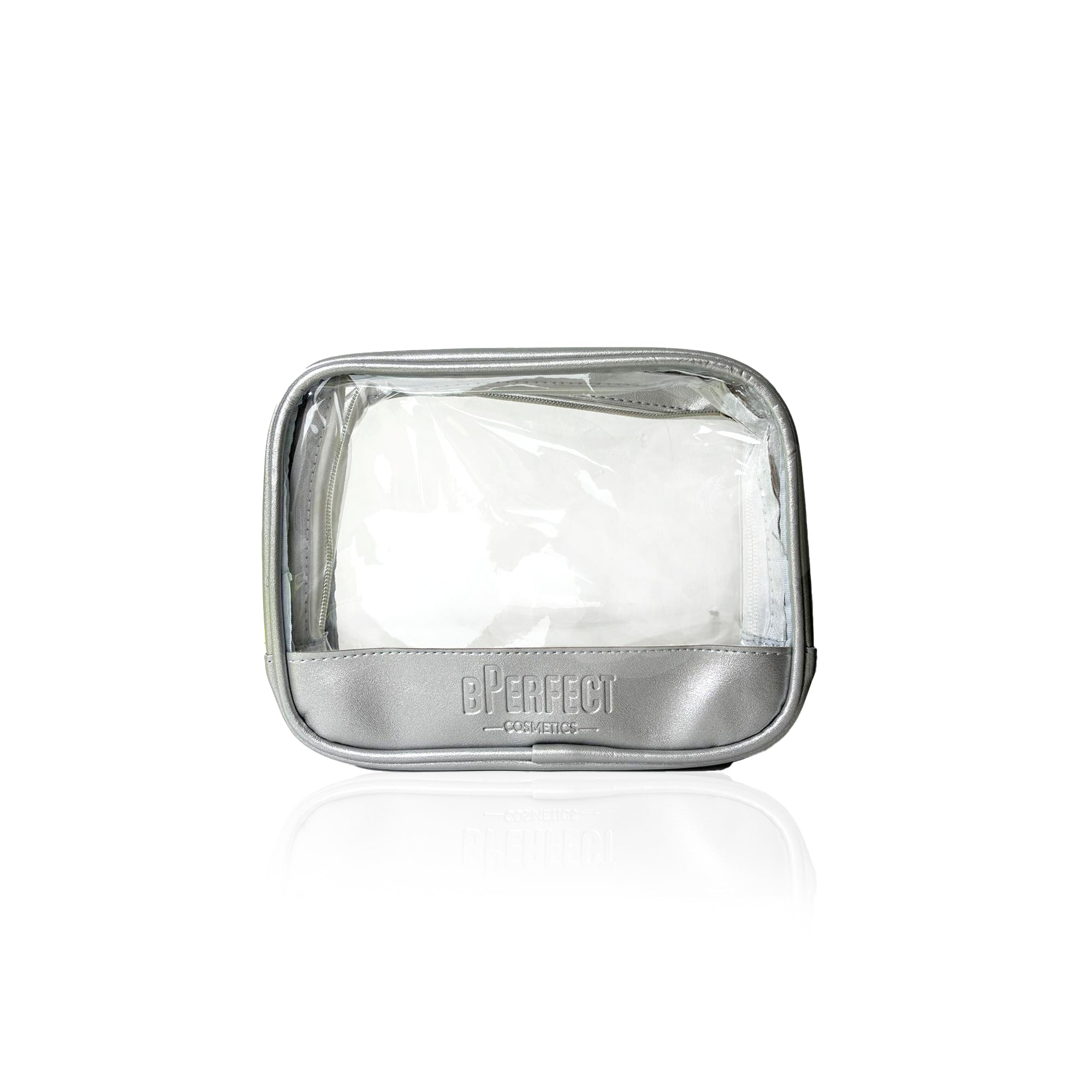 BPerfect Small Silver trousse de voyage argentée 18 cm