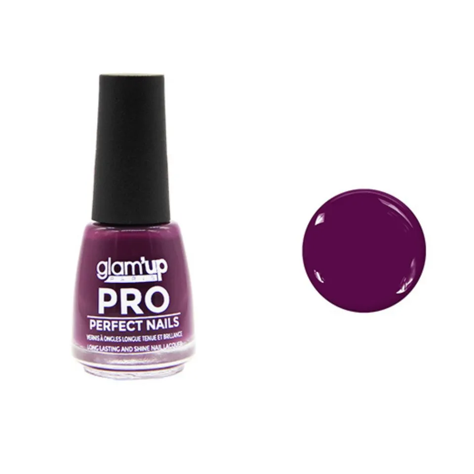 GLAM'UP Les Ongles Vernis XL Pro Effet Gel Purple 18 ml