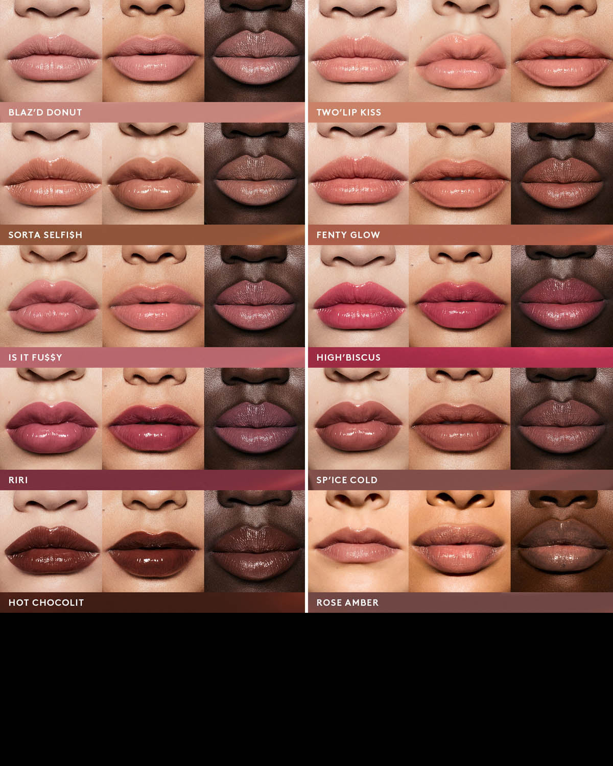 Fenty Beauty Gloss Bomb Stix gloss lèvres Rose Amber 3,6 g brillant