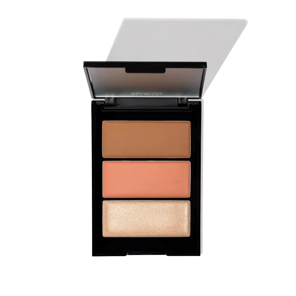 BPerfect Chroma Shaded Cream Face Trio palette teint Medium
