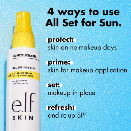 e.l.f. Suntouchable spray fixateur solaire SPF 45