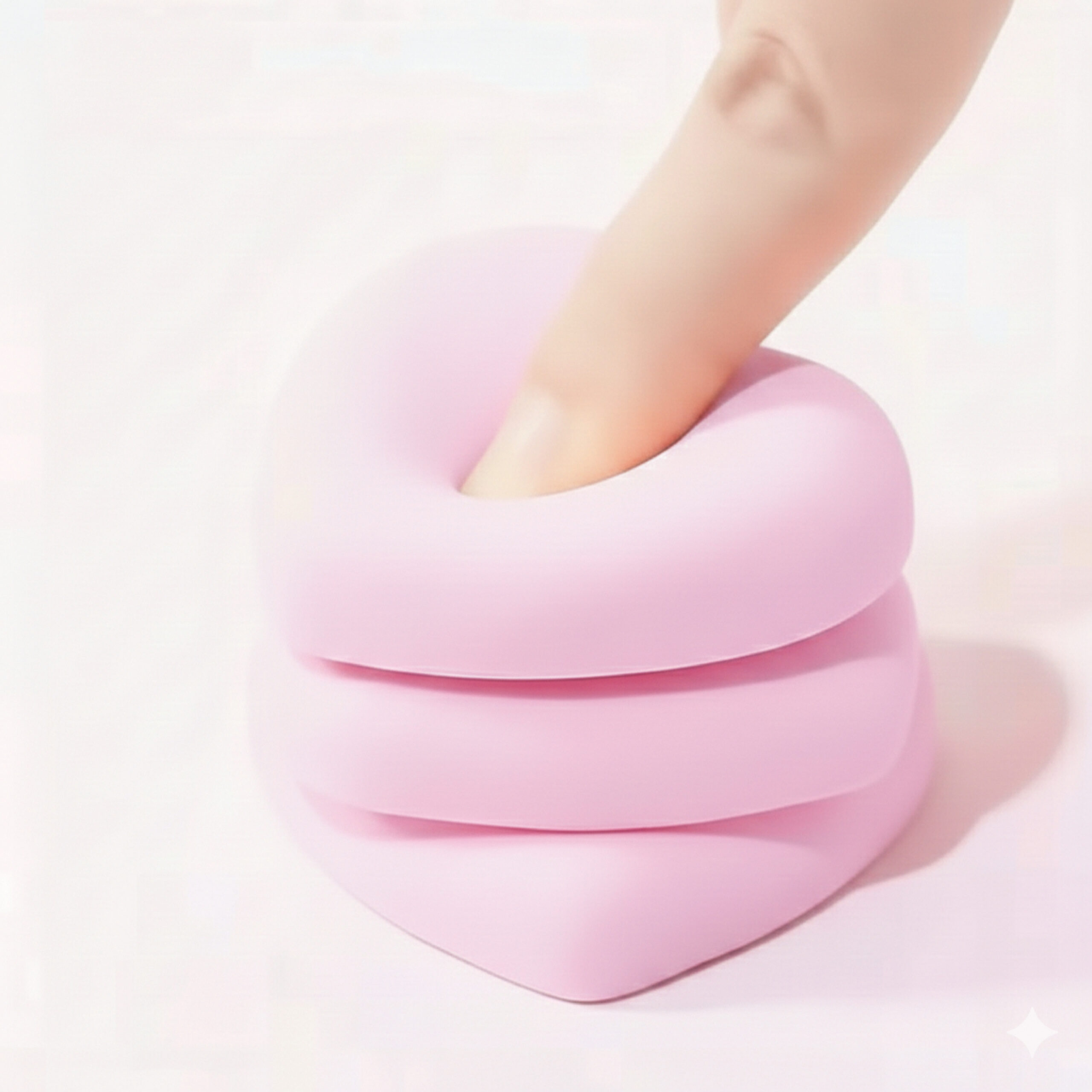 GLAM'UP Accessoires Blender Cœur éponge teint lot 2