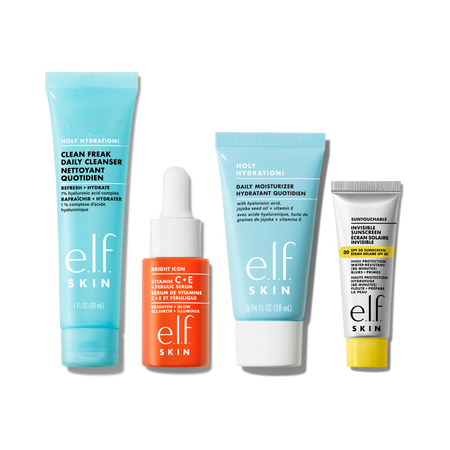 e.l.f. Moisturizers Wake Up kit soin visage hydratant éclat voyage